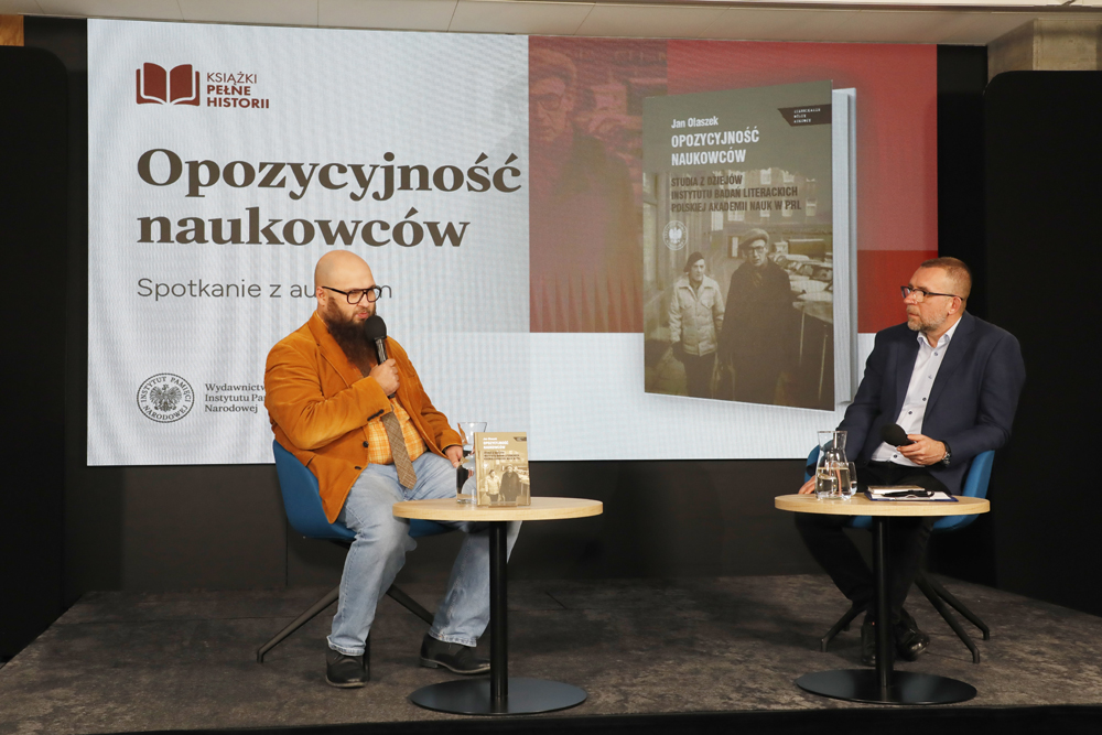 Spotkanie z cyklu „Książki Pełne Historii” – Warszawa, 30 października 2024. Fot. Piotr Życieński (IPN)