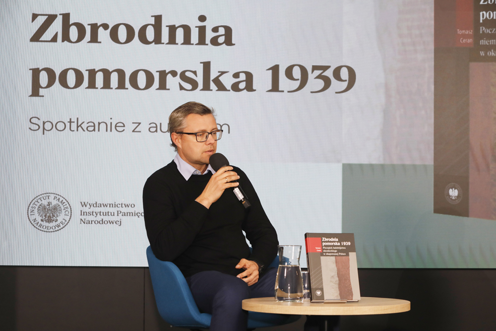 Spotkanie z cyklu „Książki Pełne Historii”. Na zdj. Tomasz Ceran – Warszawa, 30 października 2024. Fot. Piotr Życieński (IPN)