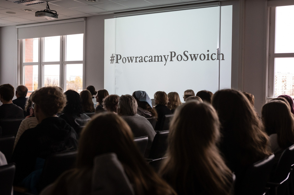 Inauguracja projektu „Łączka i inne miejsca poszukiwań” w Gdańsku – 30 października 2024. Fot. Roman Jocher