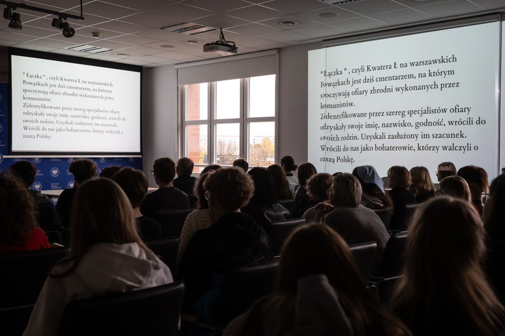 Inauguracja projektu „Łączka i inne miejsca poszukiwań” w Gdańsku – 30 października 2024. Fot. Roman Jocher