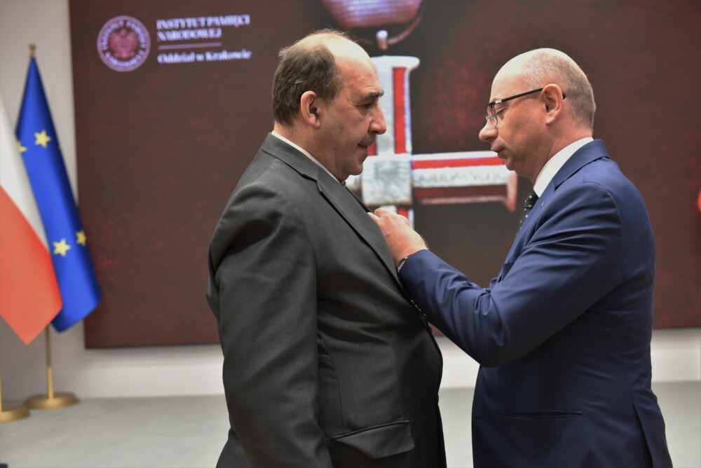 W Krakowie wręczono Krzyże Wolności i Solidarności – Kraków, 8 listopada 2024. Fot. Żaneta Wierzgacz (IPN)