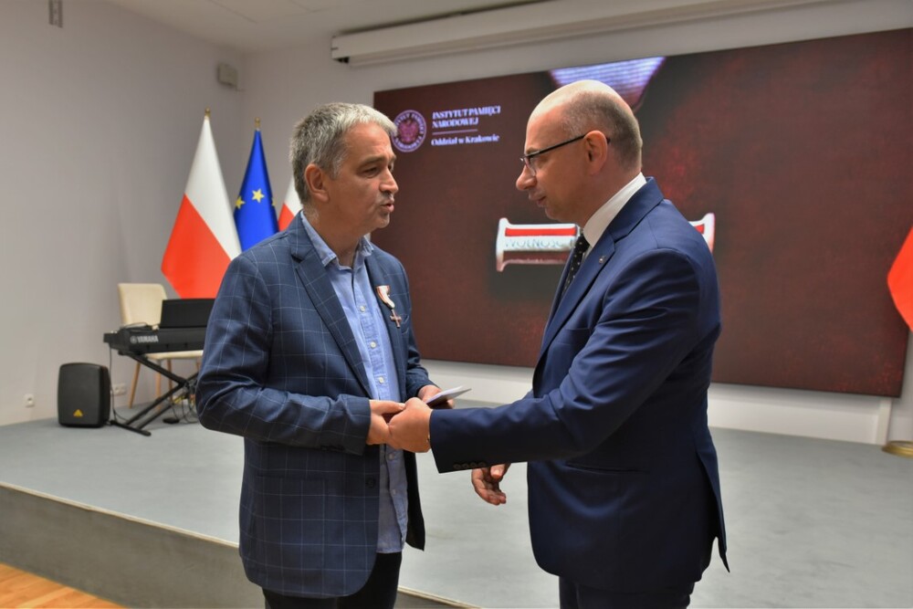 W Krakowie wręczono Krzyże Wolności i Solidarności – Kraków, 8 listopada 2024. Fot. Żaneta Wierzgacz (IPN)