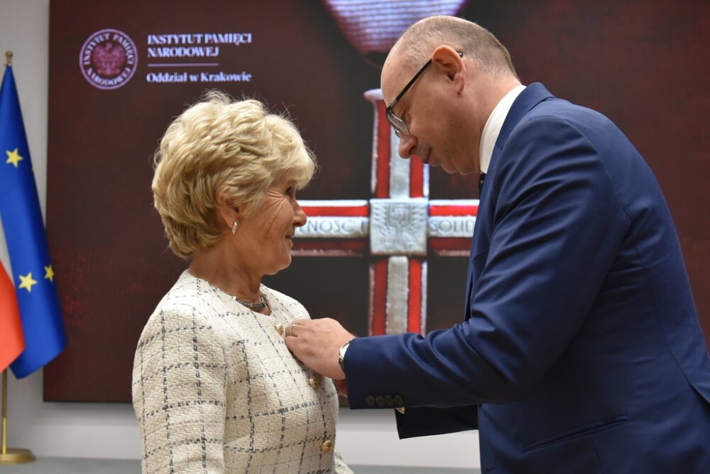 W Krakowie wręczono Krzyże Wolności i Solidarności – Kraków, 8 listopada 2024. Fot. Żaneta Wierzgacz (IPN)