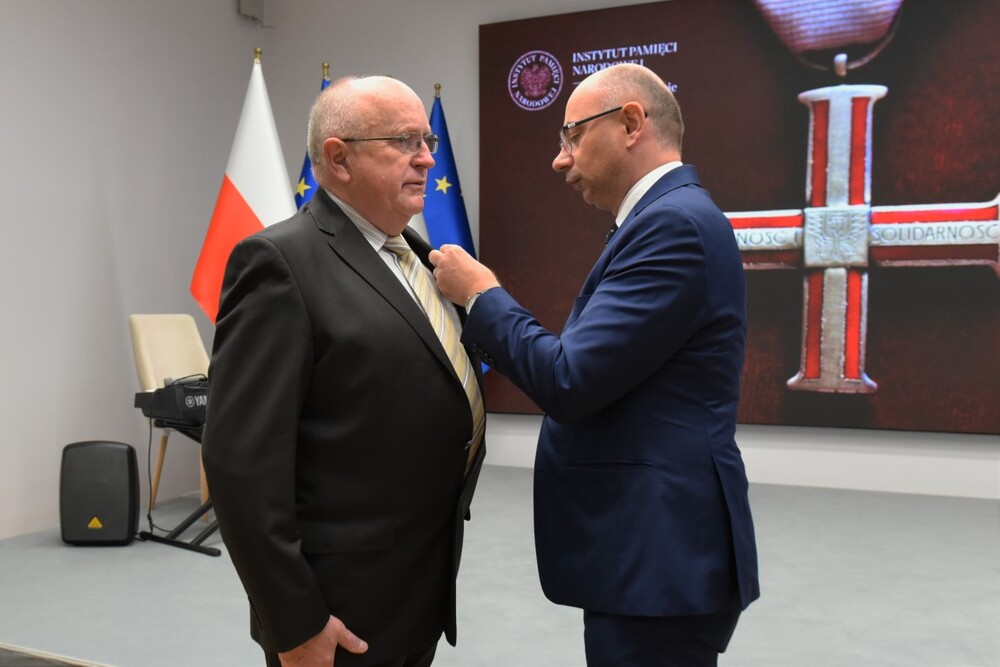 W Krakowie wręczono Krzyże Wolności i Solidarności – Kraków, 8 listopada 2024. Fot. Żaneta Wierzgacz (IPN)