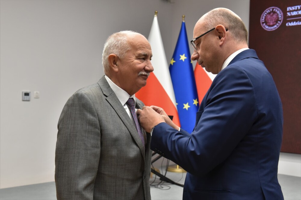 W Krakowie wręczono Krzyże Wolności i Solidarności – Kraków, 8 listopada 2024. Fot. Żaneta Wierzgacz (IPN)