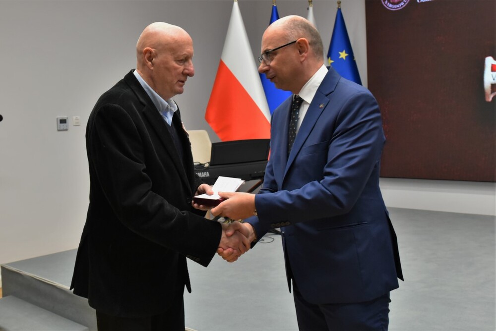 W Krakowie wręczono Krzyże Wolności i Solidarności – Kraków, 8 listopada 2024. Fot. Żaneta Wierzgacz (IPN)