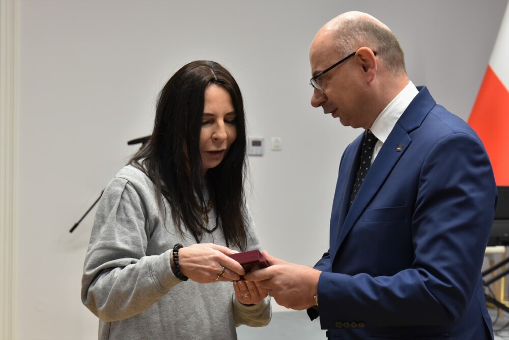 W Krakowie wręczono Krzyże Wolności i Solidarności – Kraków, 8 listopada 2024. Fot. Żaneta Wierzgacz (IPN)