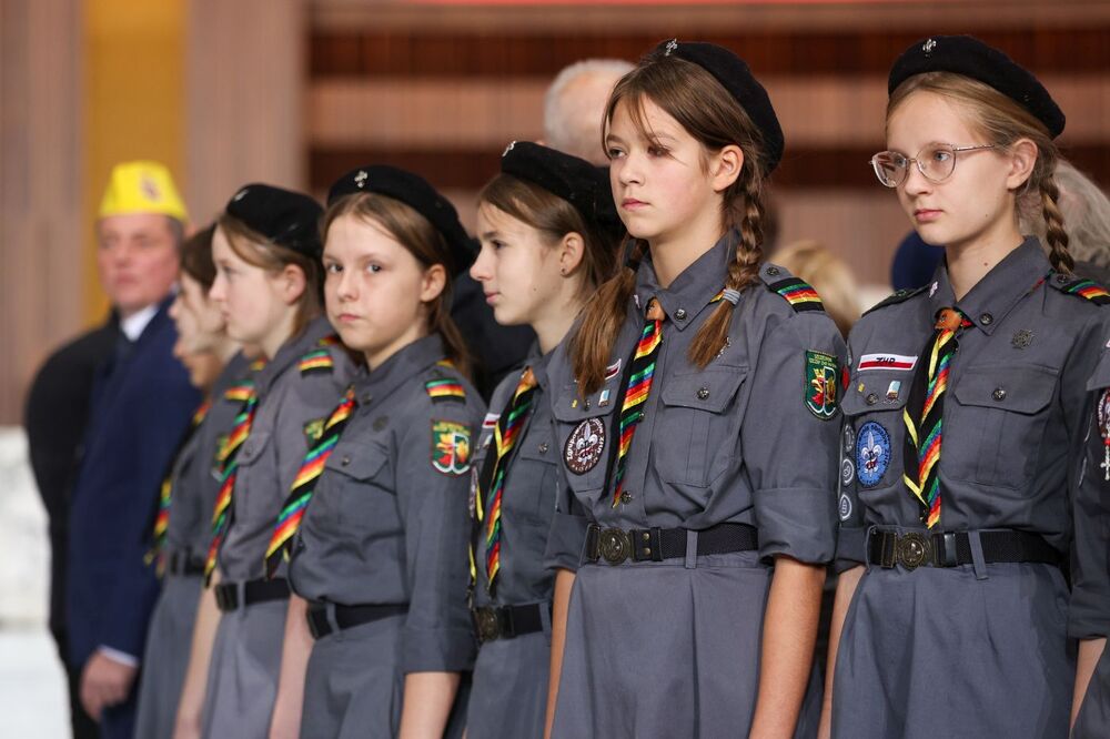 Centralne obchody Narodowego Święta Niepodległości. Msza święta w intencji ojczyzny w Świątyni Opatrzności Bożej  – Warszawa, 11 listopada 2024. Fot. Mikołaj Bujak (IPN)