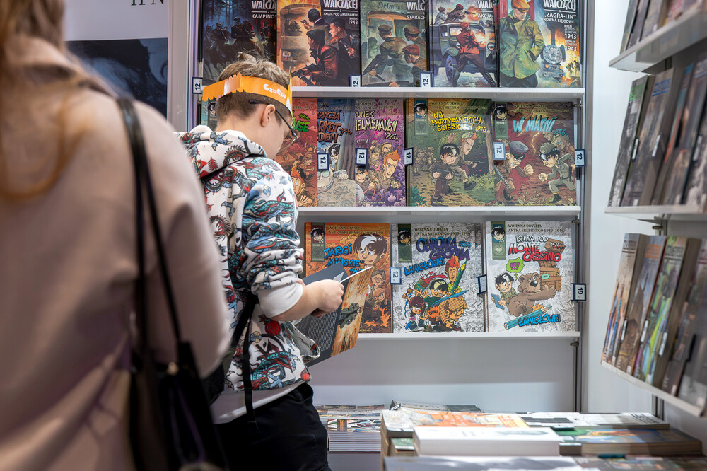 Strefa czasopism IPN w ramach Targów Książki w Katowicach – 8–10 listopada 2024. Fot. Krzysztof Łojko (IPN)