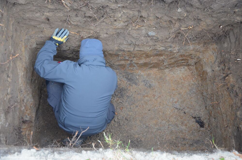 Radom: Prace na terenie Cmentarza Rzymskokatolickiego przy ul. Limanowskiego – 12 listopada 2024. Fot. BiII IPN