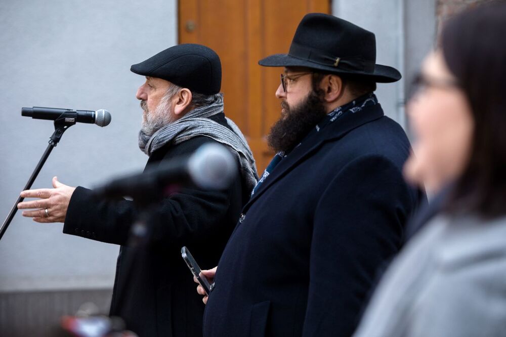 84. rocznica zamknięcia granic getta warszawskiego – 15 listopada 2024. Fot Sławek Kasper (IPN)