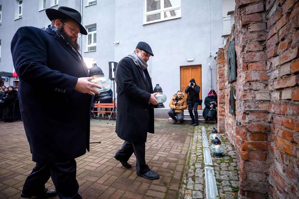 84. rocznica zamknięcia granic getta warszawskiego – 15 listopada 2024. Fot Sławek Kasper (IPN)