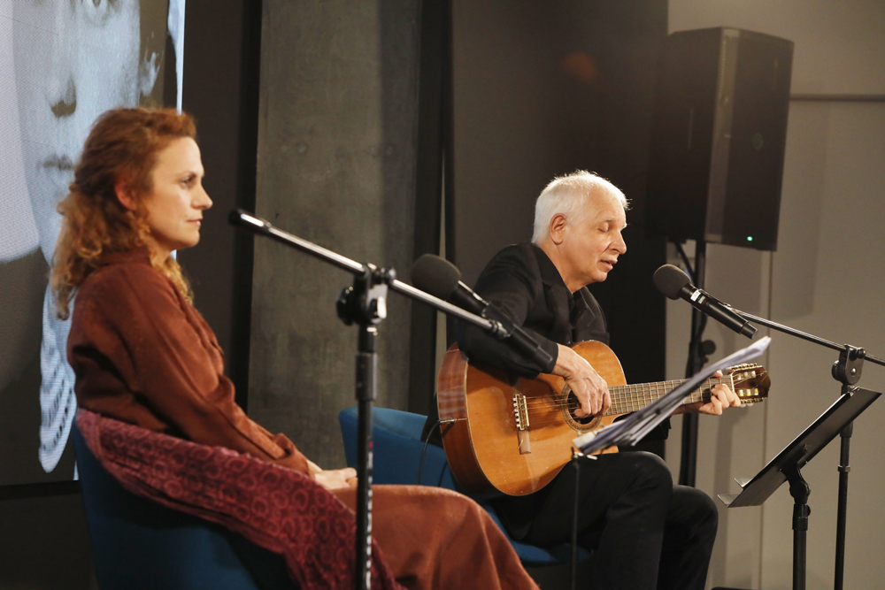 Spektakl „BASIA. Opowieść o żonie Krzysztofa Baczyńskiego” w Centralnym Przystanku Historia – Warszawa,14 listopada 2024. Fot. Piotr Życieński (IPN)