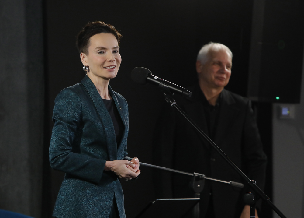 Spektakl „BASIA. Opowieść o żonie Krzysztofa Baczyńskiego” w Centralnym Przystanku Historia – Warszawa,14 listopada 2024. Fot. Piotr Życieński (IPN)