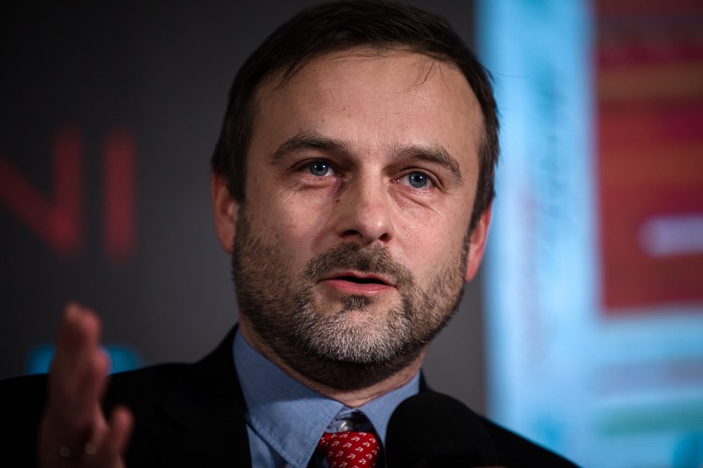 Promocja albumu „Polsko-węgierskie mosty przyjaźni. Biografie” – Warszawa, 15 listopada 2024. Na zdj. dr Miklós Mitrovits. Fot. Sławek Kasper (IPN)