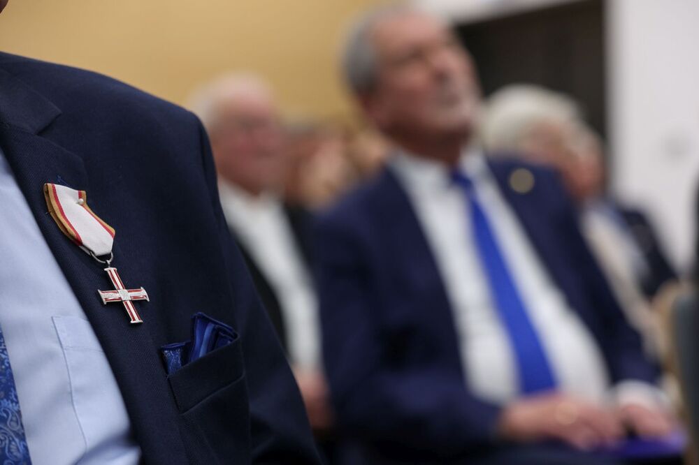 Uroczystość wręczenia Krzyży Wolności i Solidarności – Bydgoszcz, 18 listopada 2024. Fot. Mikołaj Bujak (IPN)