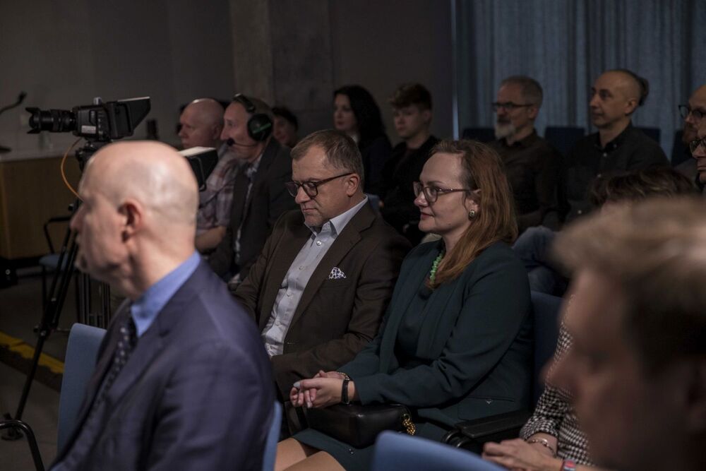 Dyskusja o książce „Operacje deportacyjne NKWD 1940–1941” – Warszawa, 18 listopada 2024. Fot. Katarzyna Adamów (IPN)