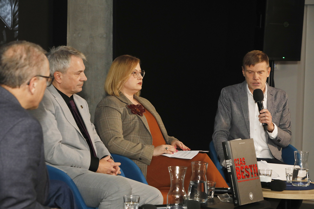 Debata „Czy warto dochodzić sprawiedliwości po wielu latach?” – Warszawa, 18 listopada 2024. Fot. Piotr Życieński (IPN)