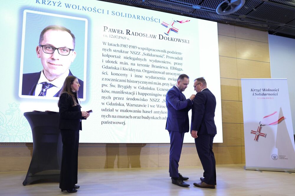 Uroczystość wręczenia odznaczeń – Pomorski Kongres Pamięci Narodowej w Gdańsku, 20 listopada 2024. Fot. Mikołaj Bujak (IPN)