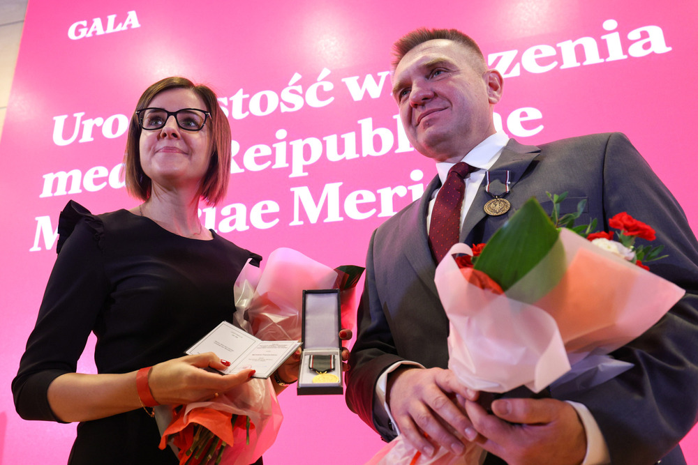 Uroczystość wręczenia medali Reipublicae Memoriae Meritum – Gdańsk, 21 listopada 2024. Fot. Mikołaj Bujak (IPN)