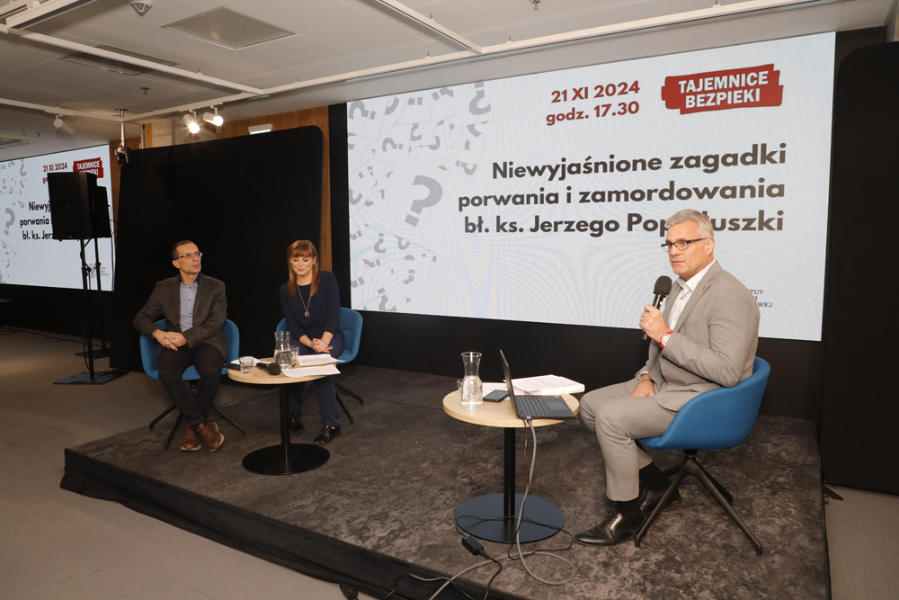 Spotkanie z cyklu „Tajemnice bezpieki” – 21 listopada 2024. Fot. Piotr Życieński (IPN)