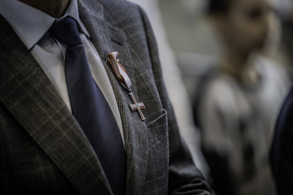 Gala wręczenia Krzyży Wolności i Solidarności oraz nagrody Praesentes Prioribus – Olsztyn, 22 listopada 2024. Fot. Łukasz Czechyra (IPN)