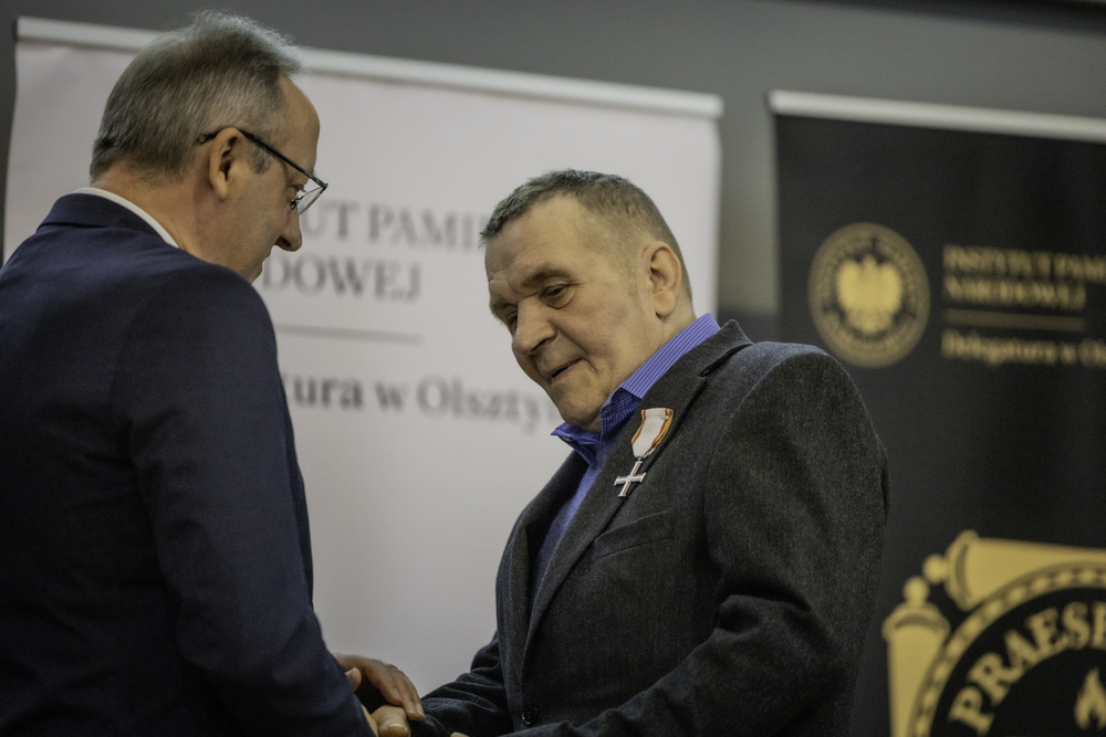 Gala wręczenia Krzyży Wolności i Solidarności oraz nagrody Praesentes Prioribus – Olsztyn, 22 listopada 2024. Fot. Łukasz Czechyra (IPN)