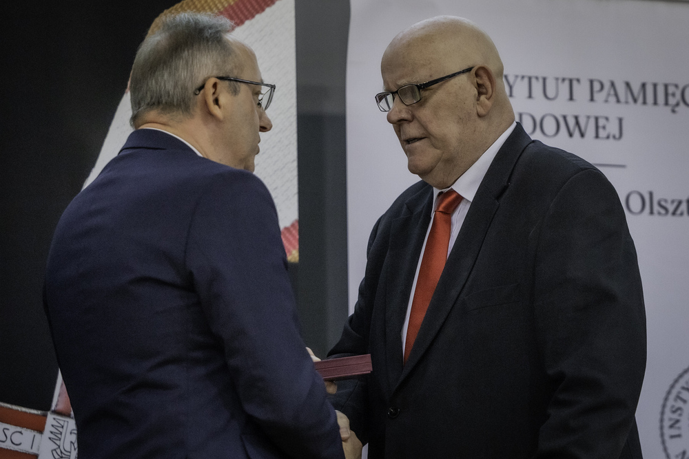 Gala wręczenia Krzyży Wolności i Solidarności oraz nagrody Praesentes Prioribus – Olsztyn, 22 listopada 2024. Fot. Łukasz Czechyra (IPN)