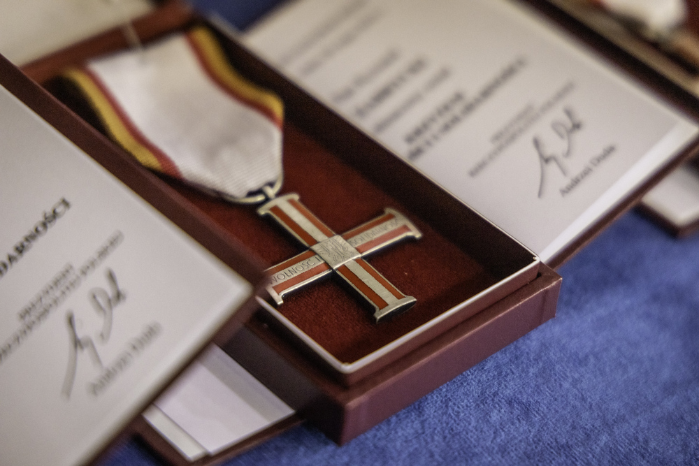 Gala wręczenia Krzyży Wolności i Solidarności oraz nagrody Praesentes Prioribus  – Olsztyn, 22 listopada 2024. Fot. Łukasz Czechyra (IPN)