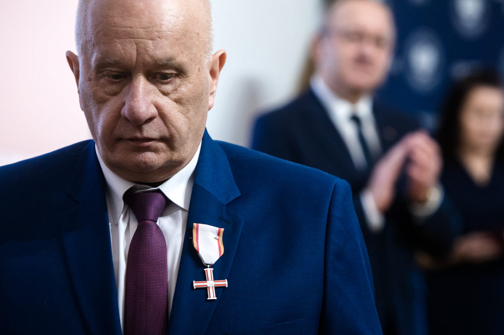 Uroczystość wręczenia odznaczeń Krzyża Wolności i Solidarności byłym działaczom opozycji niepodległościowej z lat 1956–1989 – Warszawa, 27 listopada 2024. Fot. Sławek Kasper (IPN)