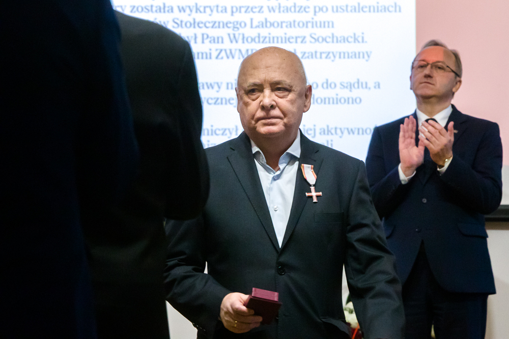 Uroczystość wręczenia odznaczeń Krzyża Wolności i Solidarności byłym działaczom opozycji niepodległościowej z lat 1956–1989 – Warszawa, 27 listopada 2024. Fot. Sławek Kasper (IPN)