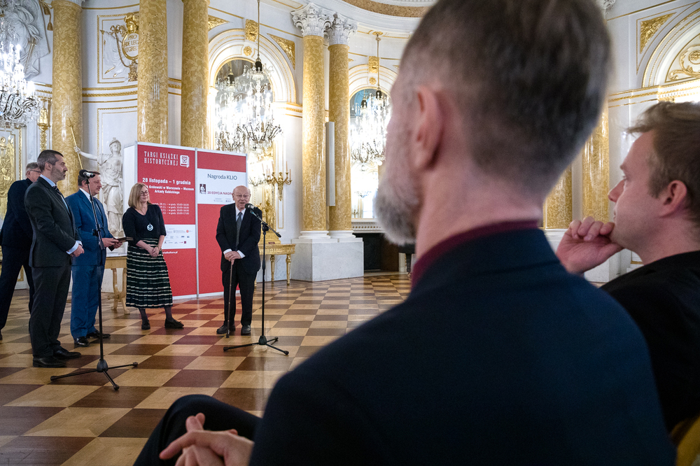 Wyróżnienie dla publikacji „Zbrodnia pomorska 1939. Początek ludobójstwa niemieckiego w okupowanej Polsce” – Warszawa, 28 listopada 2024. Fot. Sławek Kasper (IPN)