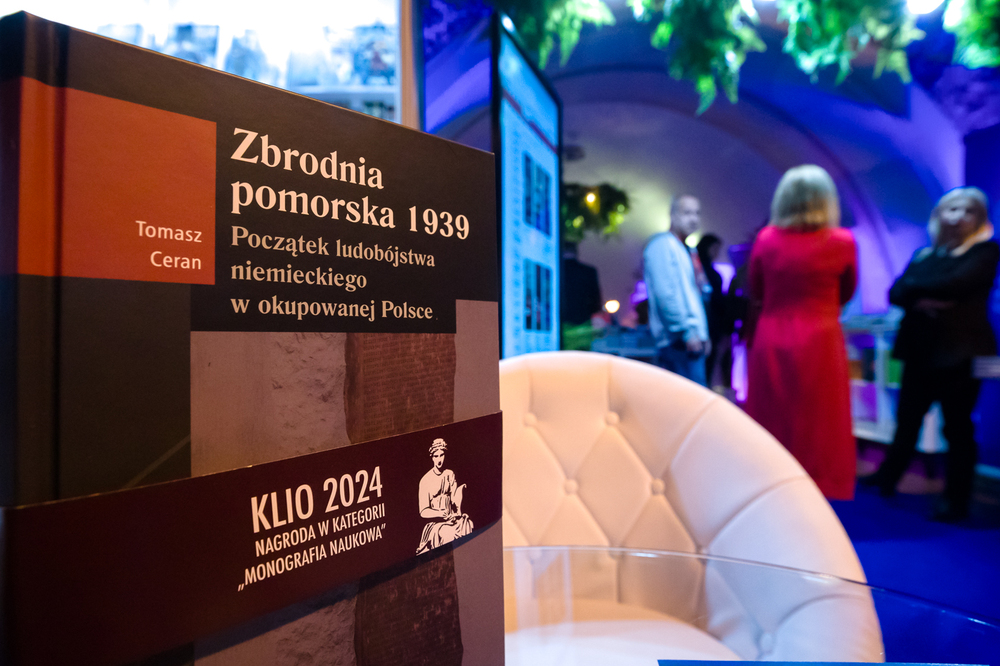Wyróżnienie dla publikacji „Zbrodnia pomorska 1939. Początek ludobójstwa niemieckiego w okupowanej Polsce” – Warszawa, 28 listopada 2024. Fot. Sławek Kasper (IPN)