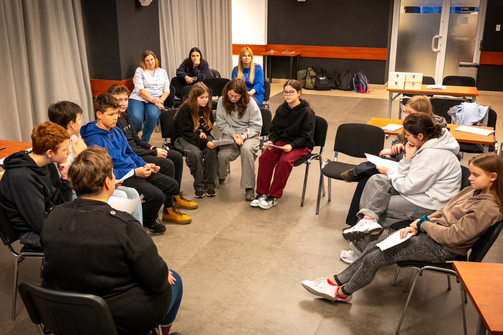 Konkurs „Silni Polską” – warsztaty. Fot. Andrzej Kryński