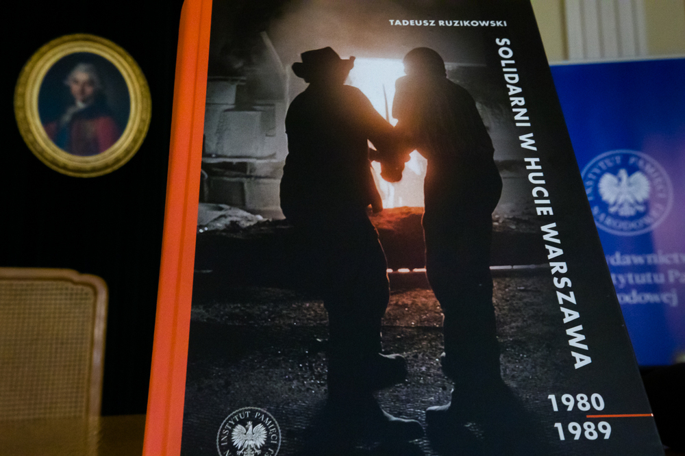 Promocja książki Tadeusza Ruzikowskiego „Solidarni w Hucie Warszawa” – Warszawa, 30 listopada 2024. Fot. Sławek Kasper (IPN)