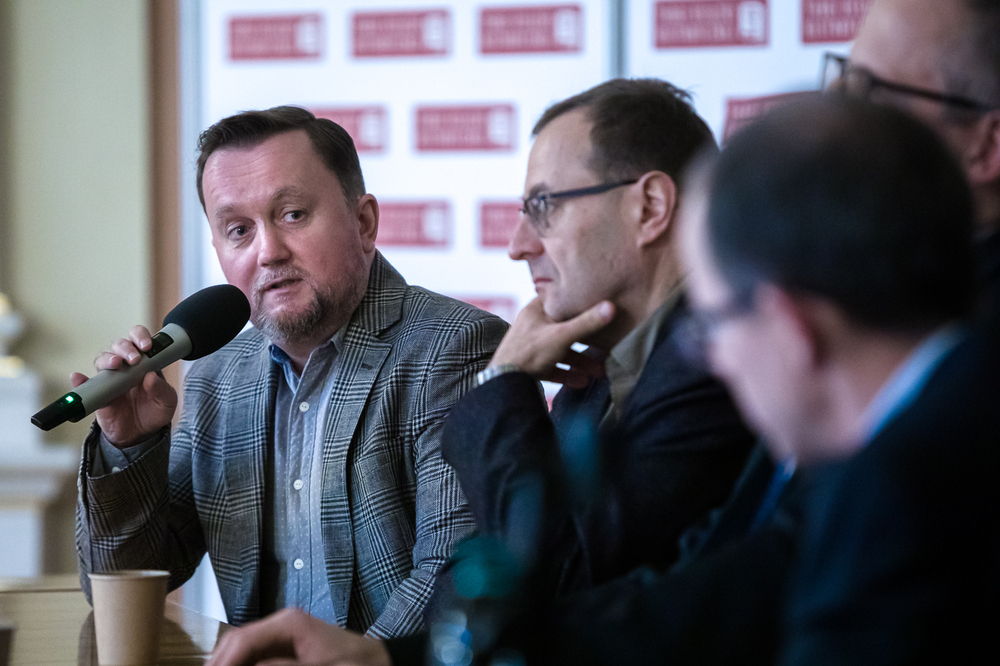 Promocja książki Tadeusza Ruzikowskiego „Solidarni w Hucie Warszawa” – Warszawa, 30 listopada 2024. Fot. Sławek Kasper (IPN)