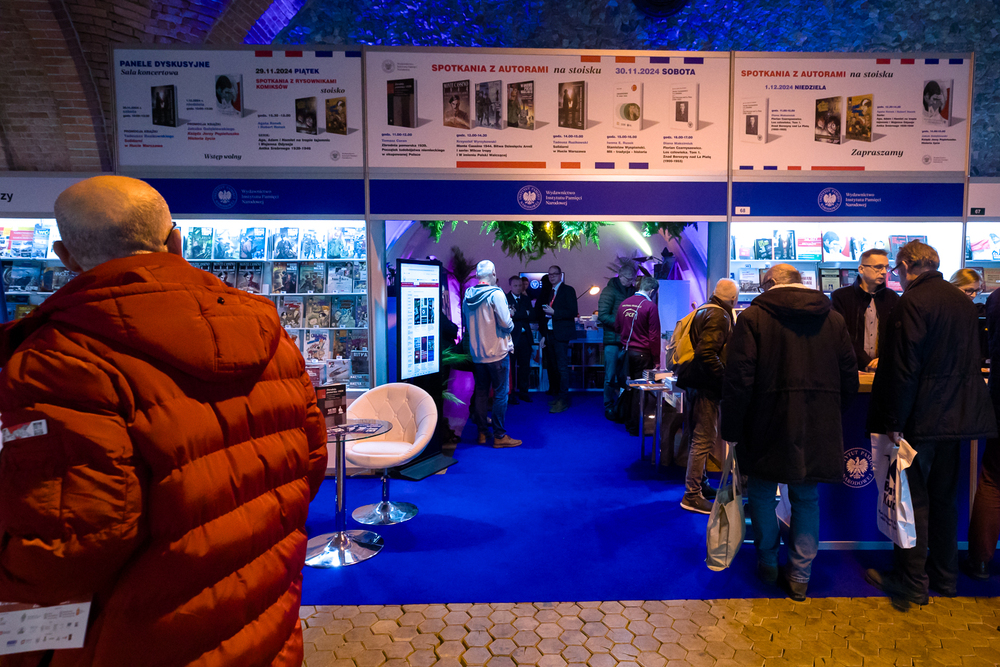 Wydawnictwo IPN na XXXII Targach Książki Historycznej w Warszawie – 28 listopada 2024. Fot. Sławek Kasper (IPN)