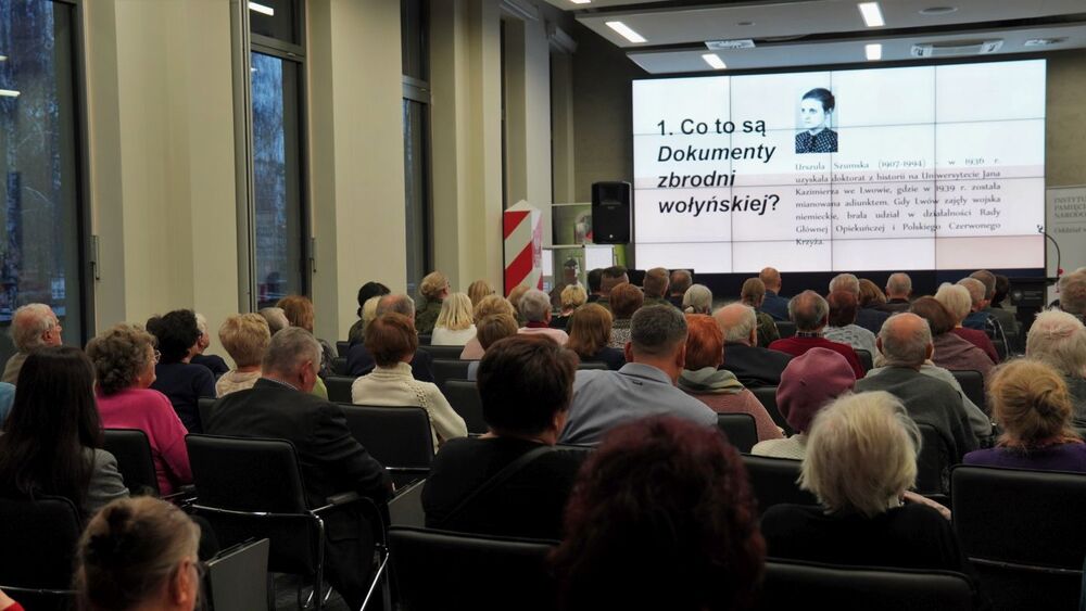 Dyskusja o „Dokumentach zbrodni wołyńskiej” – 29 listopada 2024. Fot. Dominik Borek (IPN)