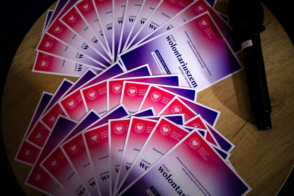 Konferencja prasowa na temat programu wolontariatu w IPN – Warszawa, 5 grudnia 2024. Fot. Sławek Kasper (IPN)