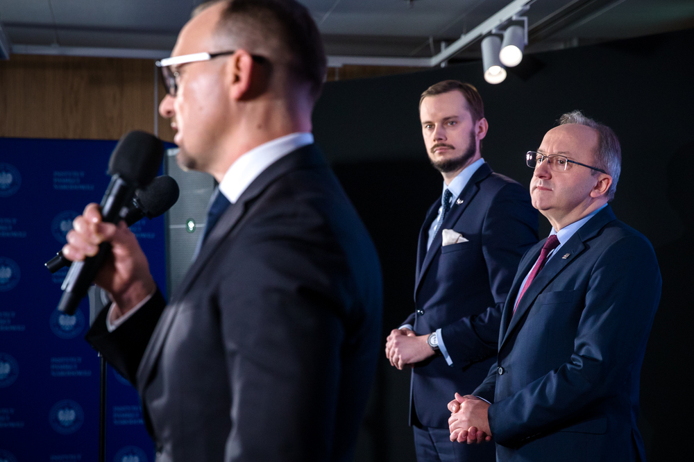 Konferencja prasowa na temat programu wolontariatu w IPN – Warszawa, 5 grudnia 2024. Fot. Sławek Kasper (IPN)