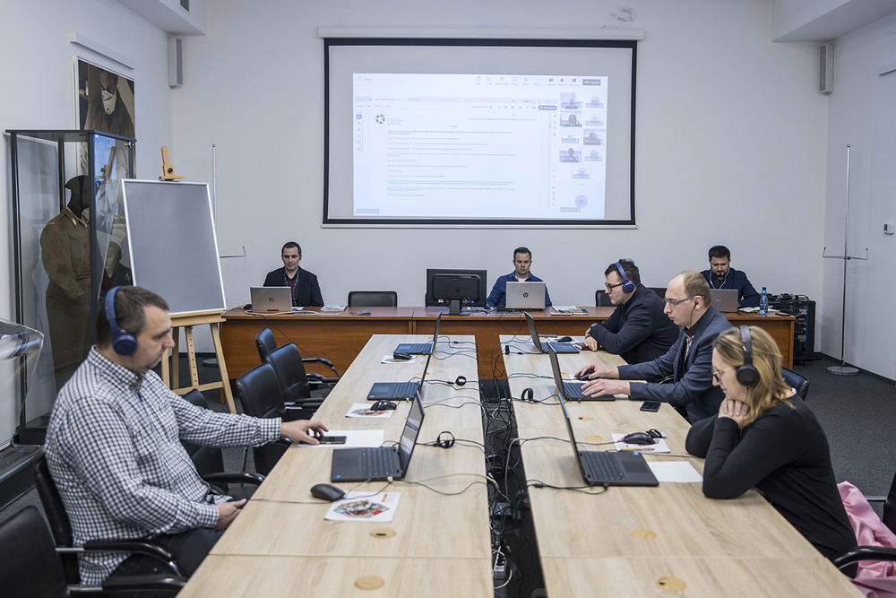 Międzynarodowe warsztaty online z digitalizacji oraz wykorzystania sztucznej inteligencji w archiwach – 5 grudnia 2024. Fot. Katarzyna Adamów (IPN)