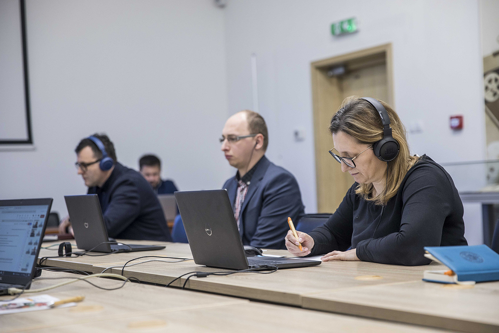 Międzynarodowe warsztaty online z digitalizacji oraz wykorzystania sztucznej inteligencji w archiwach – 5 grudnia 2024. Fot. Katarzyna Adamów (IPN)