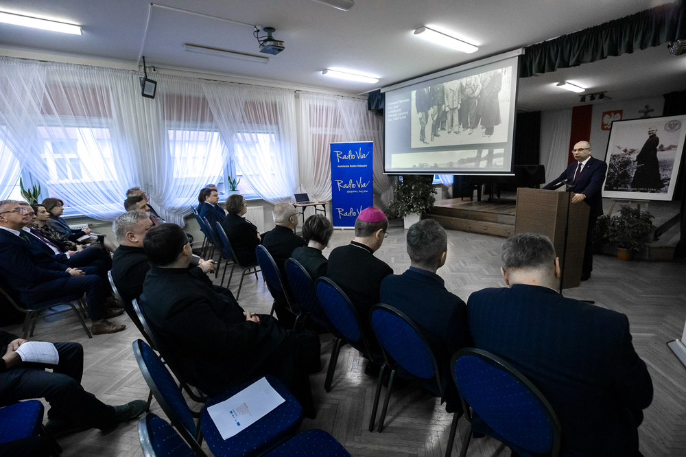 Uroczystości upamiętniające ks. Michała Pilipca. Konferencja popularnonaukowa w 80. rocznicę śmierci kapłana. Fot. Sławek Kasper (IPN)