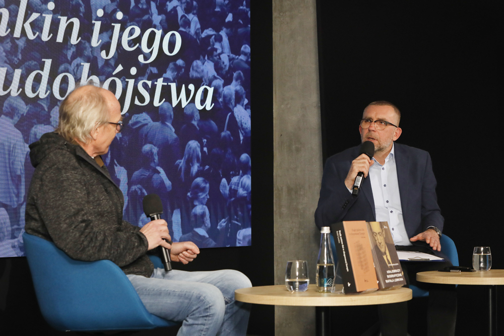 Spotkanie otwarte „Rafał Lemkin i jego koncepcja ludobójstwa” z cyklu „Oblicza historii” – Warszawa, 10 grudnia 2024. Fot. Piotr Życieński (IPN)