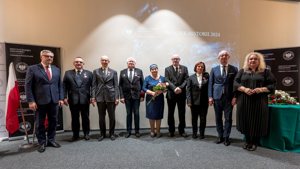 Po raz trzeci wręczyliśmy Nagrody Honorowe IPN „Świadek Historii” – Katowice, 10 grudnia 2024. Fot. Krzysztof Łojko (IPN)