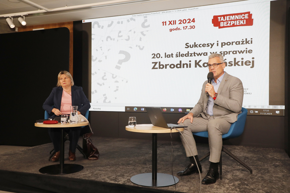 Spotkanie z cyklu „Tajemnice bezpieki” – Warszawa, 11 grudnia 2024. Fot. Piotr Życieński (IPN)