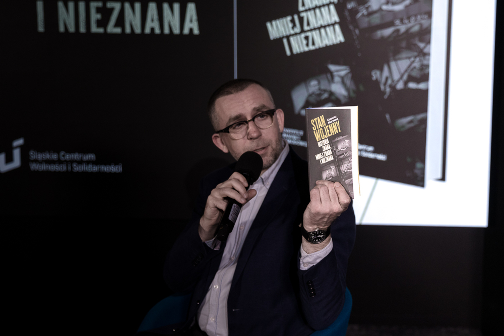 Promocja książki „Stan wojenny. Historia znana, mniej znana i nieznana” autorstwa dr. Grzegorza Majchrzaka – Warszawa, 12 grudnia 2024. Fot. Sławek Kasper (IPN)