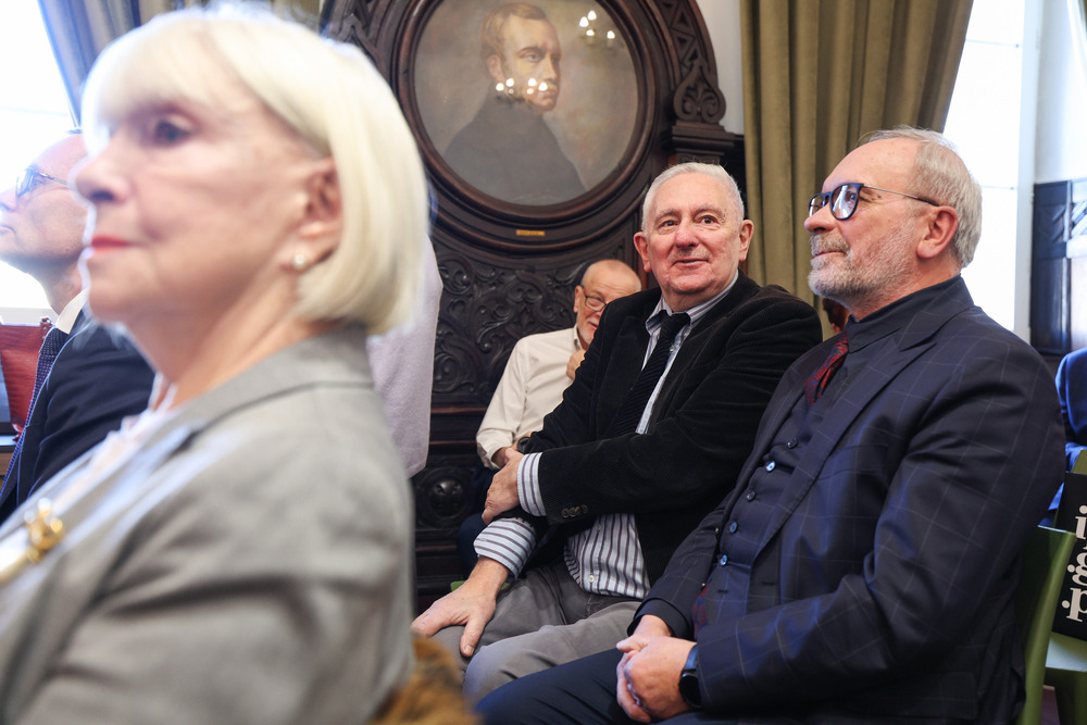 Uroczystość wręczenia odznaczeń Krzyża Wolności i Solidarności byłym działaczom opozycji niepodległościowej z lat 1956–1989 – Warszawa, 13 grudnia 2024. Fot. Mikołaj Bujak (IPN)