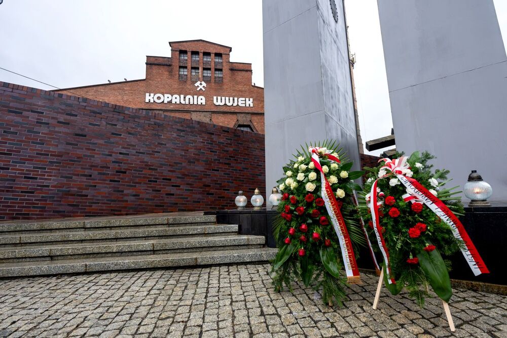 43. rocznica pacyfikacji kopalni „Wujek” – Katowice, 16 grudnia 2024. Fot. Krzysztof Łojko (IPN)