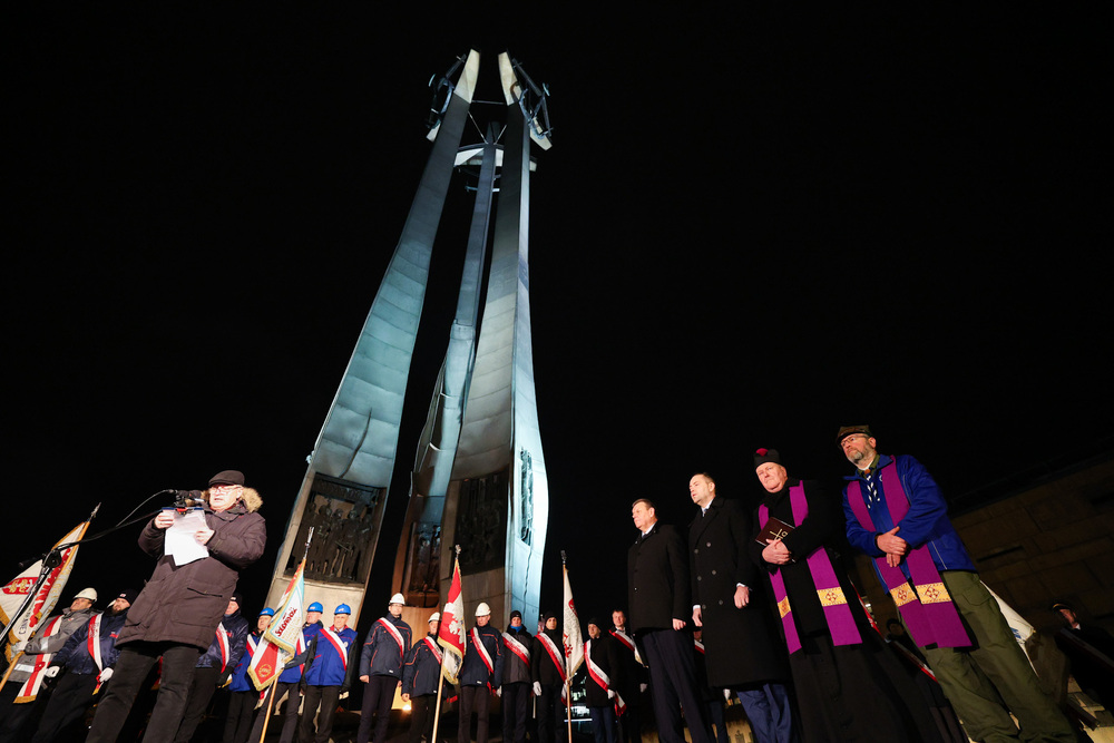 Uroczystości upamiętniające ofiary Grudnia '70 na Wybrzeżu – Gdańsk, 16 grudnia 2024. Fot. Mikołaj Bujak (IPN)